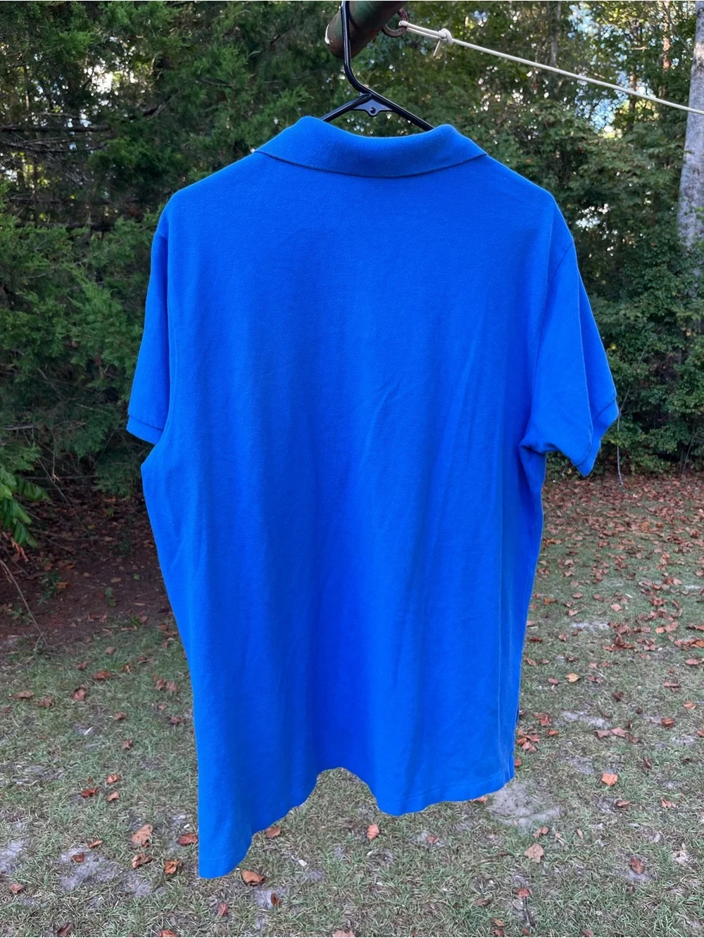 Polo by Ralph Lauren Bright Blue Short-Sleeve Polo with Red Pony